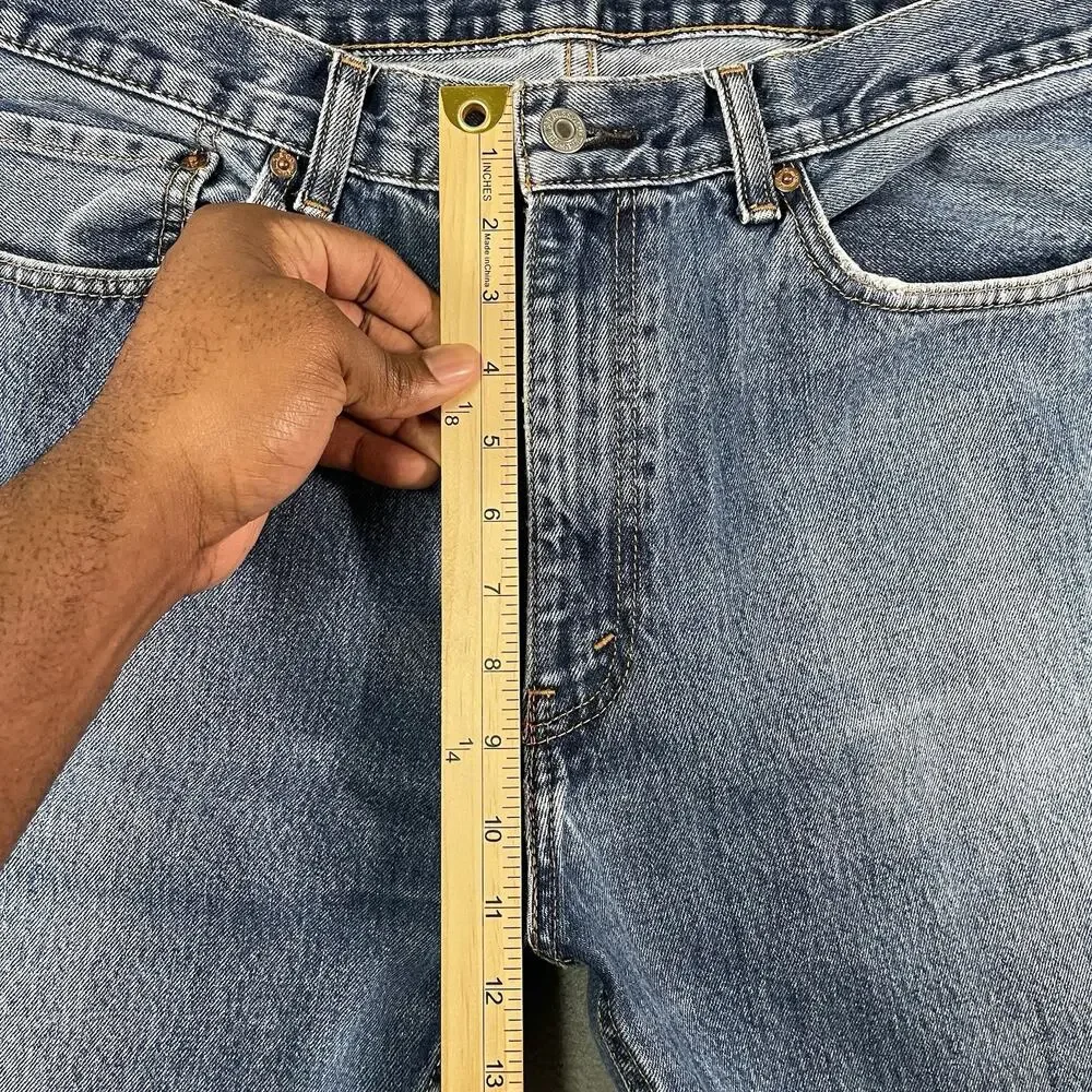 Levi’s 505 Jeans Blue Men’s W38 L32 Straight Leg Denim Classic Casual